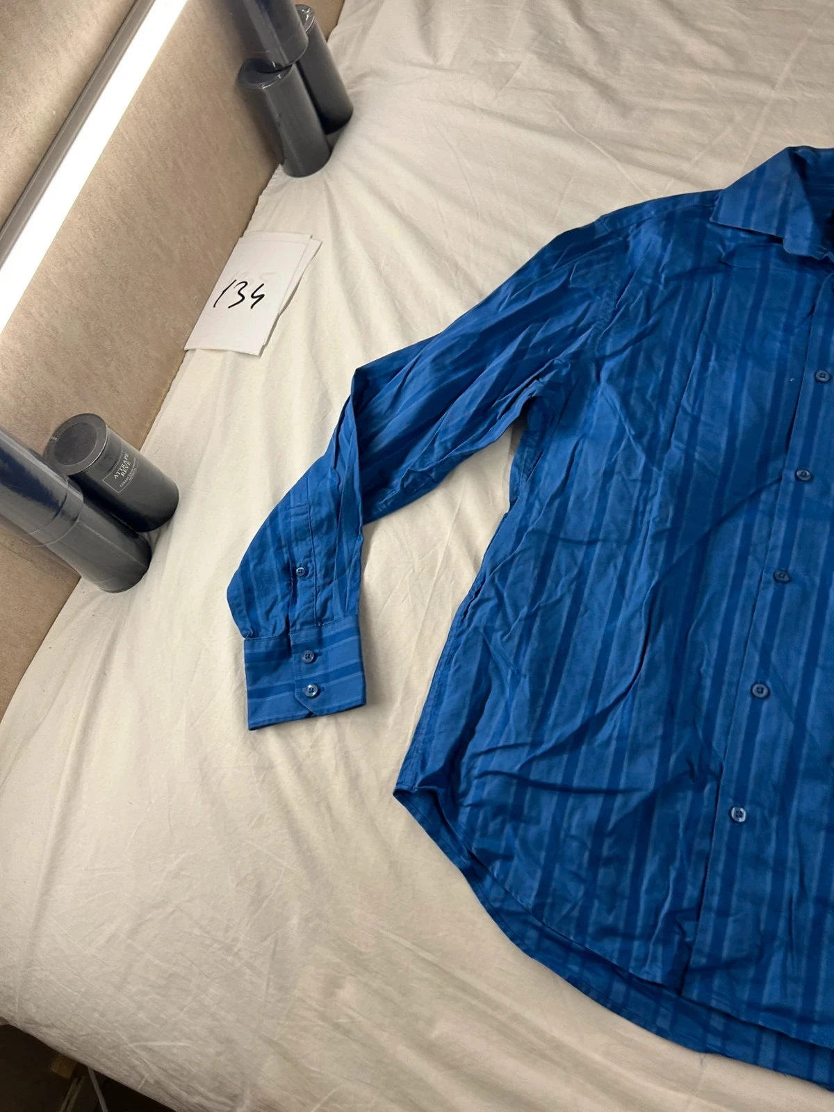 Camisa de rayas azul marino Jules collection – photo 5